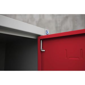 Produktbild für Spind Lüllmann 515424, Doppelspind, rot