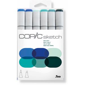 Produktbild für Layoutmarker COPIC Sketch Set Sea &amp; Sky