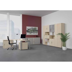 Produktbild für Aktenschrank Geramöbel Flex, aus Holz