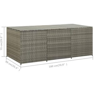 Produktbild für Gartenbox vidaXL 46479, aus Polyrattan