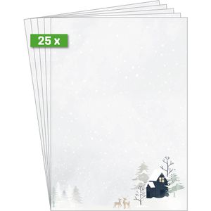 Produktbild für Weihnachtsbriefpapier Sigel DP601, Cozy Christmas Watercolor