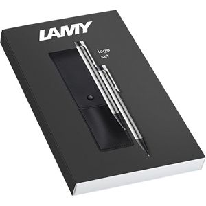 Produktbild für Schreibset Lamy logo 106/206, Edelstahl gebürstet