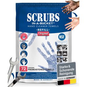 Produktbild für Reinigungstücher Scrubs 042270, Refill, Original, feucht