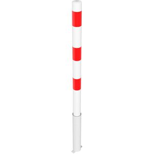 Produktbild für Absperrpfosten Schake 460HB, rot/weiß, aus Metall