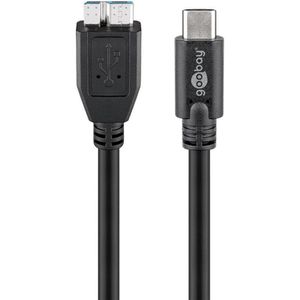 Produktbild für USB-Kabel Goobay 67995, USB 3.0, 0,6 m