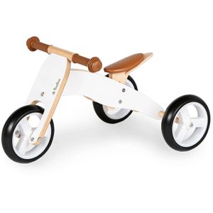 Produktbild für Dreirad Pinolino 239424 Mini-Laufdreirad Charlie, weiß / natur