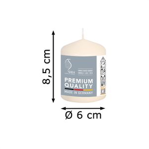 Produktbild für Kerzen Gala Typ 60/85, Stumpenkerze