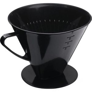 Westmark Kaffeefilter Six 24462261, Größe 6, Kunststoff schwarz, Handfilter