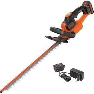 Black+Decker Heckenschere GTC18502PC-QW, Akku, 18V/2,0Ah, mit Akku und Ladegerät, Schnittlänge 50cm