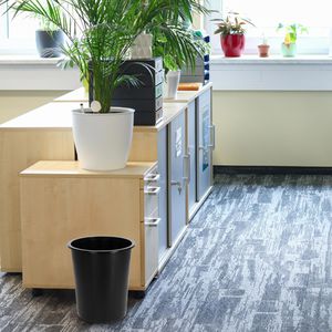 Produktbild für Papierkorb DONAU D305-01, schwarz