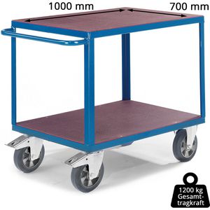 Produktbild für Tischwagen Rollcart 02-1367, aus Metall &amp; Holz