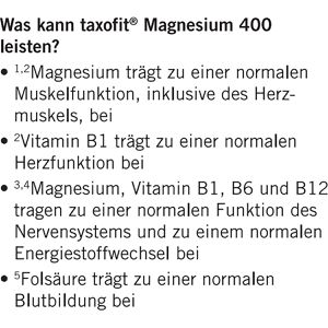 Produktbild für Magnesium taxofit 400, 45 Tabletten