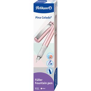 Produktbild für Füller Pelikan Pina Colada Rose Metallic, Feder M