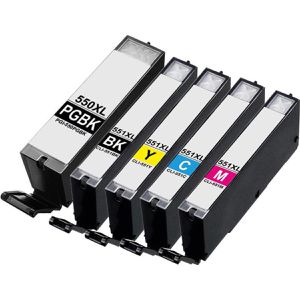 Produktbild für Tinte Böttcher-AG für Canon PGI-550PGBK XL + CLI-551 XL
