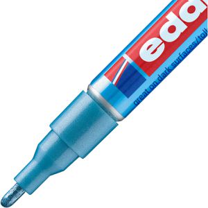 Produktbild für Lackmarker Edding 751, hellblau-metallic