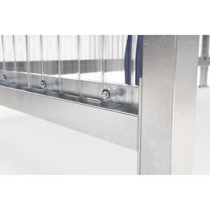 Produktbild für Personenunterstand WSM Jena Maxi K, silber, aus Metall
