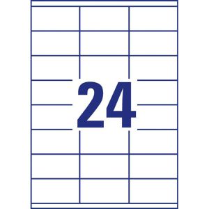 Produktbild für Universaletiketten Zweckform 3422, weiß