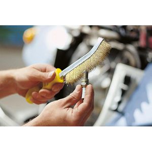 Produktbild für Drahtbürste Wolfcraft gewellt, 3-teiliges Set