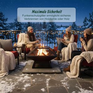 Produktbild für Feuerschale Relaxdays 10053304, aus Stahl