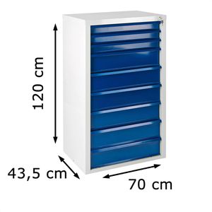 Produktbild für Schubladenschrank ADB 24772, aus Metall