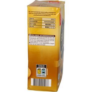 Produktbild für Kaffee Gut&amp;Günstig Gold, entkoffeiniert