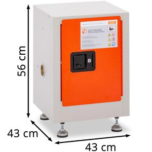 Produktbild für Akku-Ladeschrank CEMO FMplus US, mit 2 Steckdosen