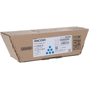 Produktbild für Toner Ricoh P C375H, 842649, cyan