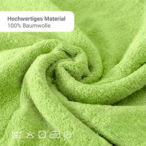Produktbild für Handtuch NatureMark Frottier, apfelgrün, 50 x 100 cm