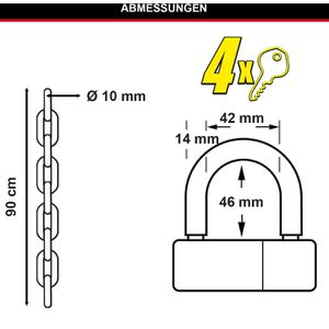 Produktbild für Fahrradschloss Master-Lock 8234EURDPRO