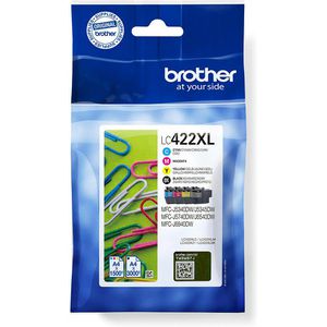 Produktbild für Tinte Brother LC-422XLVAL Value Pack