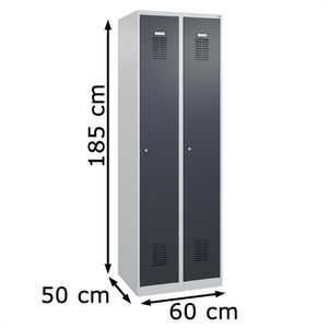 Produktbild für Spind CP-Möbel Basis PLUS, anthrazit