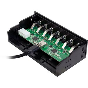 Produktbild für USB-Hub LogiLink UA0342, schwarz, intern