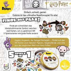 Produktbild für Kartenspiel Zygomatic ZYGD0025 Dobble Harry Potter
