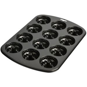 Produktbild für Backform Kaiser Inspiration, für 12 Gugelhupf-Muffins, Stahl