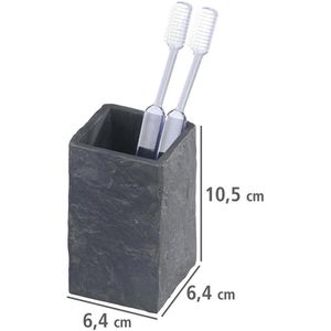Produktbild für Zahnputzbecher Wenko Slate Rock, 17920100