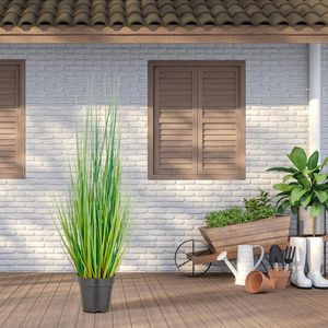 Produktbild für Kunstpflanze Creativ-green Miscanthus, für außen