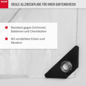 Produktbild für Abdeckplane NOOR Hobby, weiß