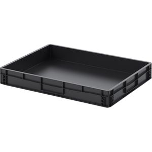 Eurobox AUER ESD EG 86/12 HG, schwarz, 45 Liter