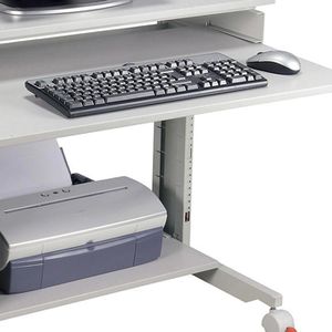 Produktbild für Computertisch Twinco Twin Click, mit Rollen