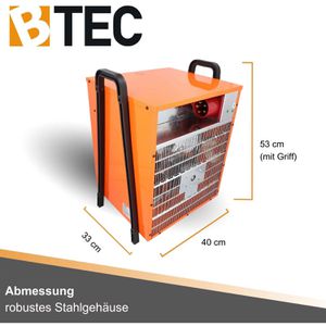 Produktbild für Heizlüfter BTEC 120864, mit 4 Stufen bis 15000 Watt