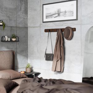 Produktbild für Garderobenleiste Umbra Flip 8, 318858-048, dunkelbraun