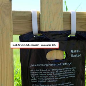 Produktbild für Klettband Label-the-cable Roll Strap, weiß