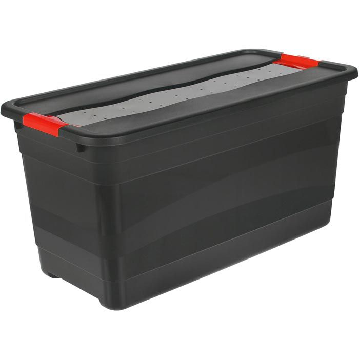 Keeeper Aufbewahrungsbox Eckhart, 83Liter, mit Deckel, Kunststoff, 80 x 40 x 40 cm – Böttcher AG
