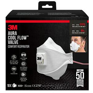 Produktbild für Atemschutzmaske 3M Aura 9332+