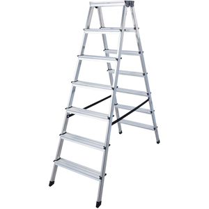 Produktbild für Stehleiter Euroline Nr. 619, 6190007, beidseitig begehbar