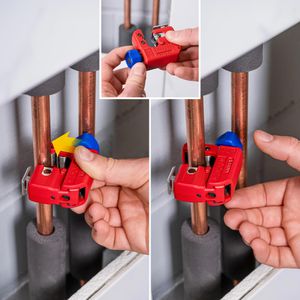 Produktbild für Rohrschneider Knipex TubiX S, 90 31 01, mit Schneidrad