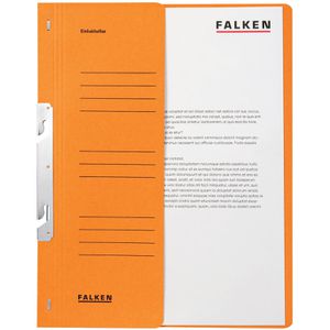 Einhakhefter Falken 80004047, A4, orange