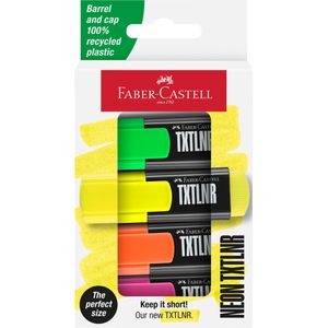 Produktbild für Textmarker Faber-Castell TXTLNR, 4 Stück