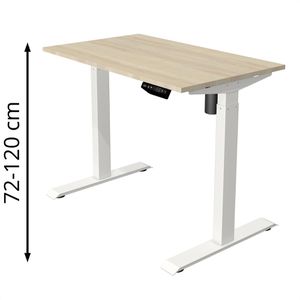 Produktbild für Schreibtisch Kerkmann Move 1, ahorn / weiß