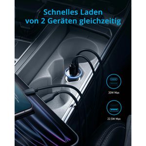 Produktbild für Zigarettenanzünder-Adapter Anker 323, 3 A, 52,5 Watt